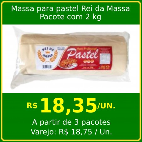 Massa para Pastel Rei da Massa 2 kg