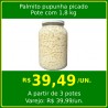 Palmito picado pupunha 1,8kg