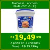 Maionese Lanchero balde 2,8kg