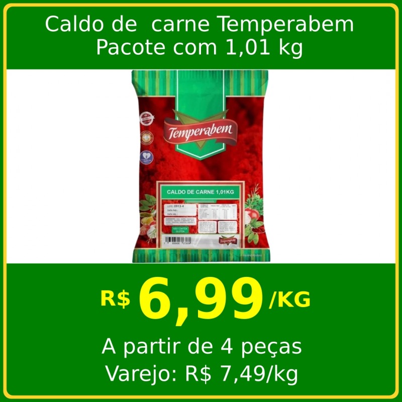 Caldo de carne Temperabem 1-01kg