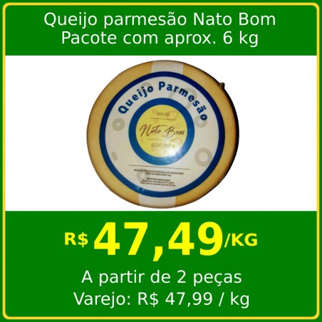 Queijo Parmesão Nato Bom peça