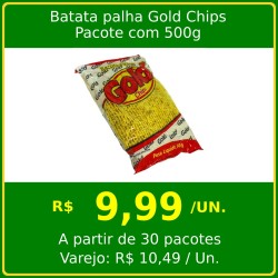 Batata Palha Gold Chips 500g