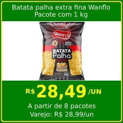 Batata Palha Extra Fina Wanflo 1kg