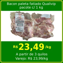 Bacon paleta fatiado Qualivip 1kg