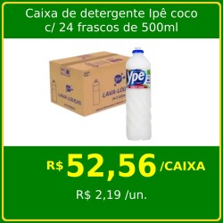 Caixa de detergente Ipê coco