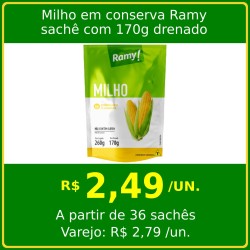 Milho em conserva Ramy sachê 170g