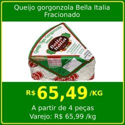 Queijo gorgonzola fracionado Bella Italia