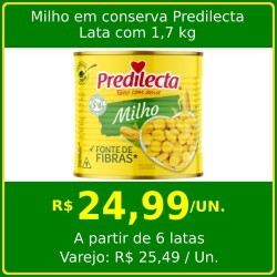 Milho Verde em Conserva Predilecta - Lata 1,7 kg