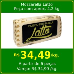 Queijo Mozzarella Latto - peça