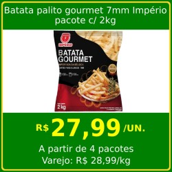 Batata palito gourmet 7mm  Império 2kg