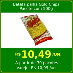 Batata Palha Gold Chips 500g