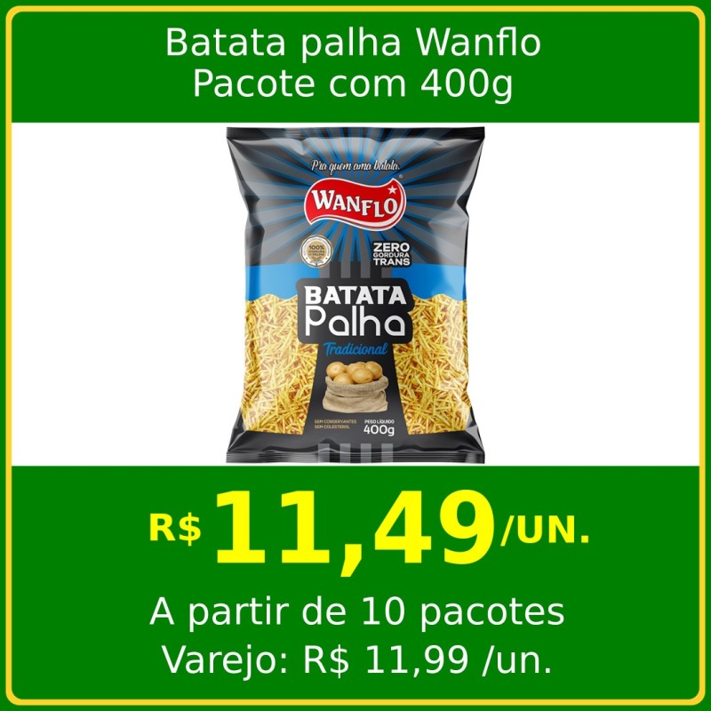 Batata Palha Wanflo 400g