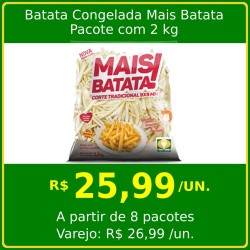 Batata Congelada Mais Batata 2 kg