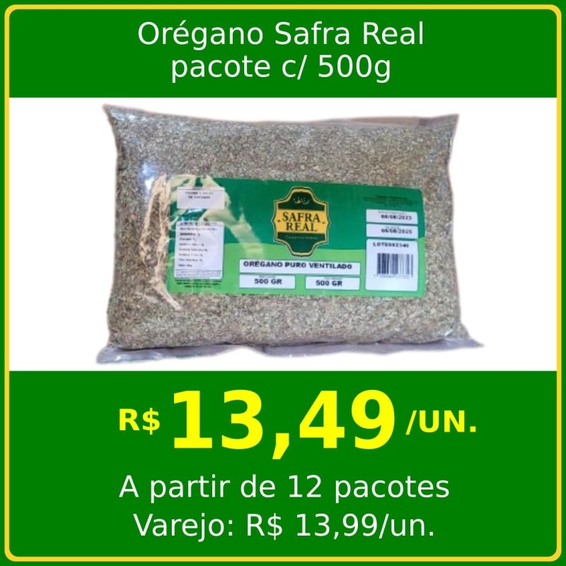 Orégano Safra Real 500g