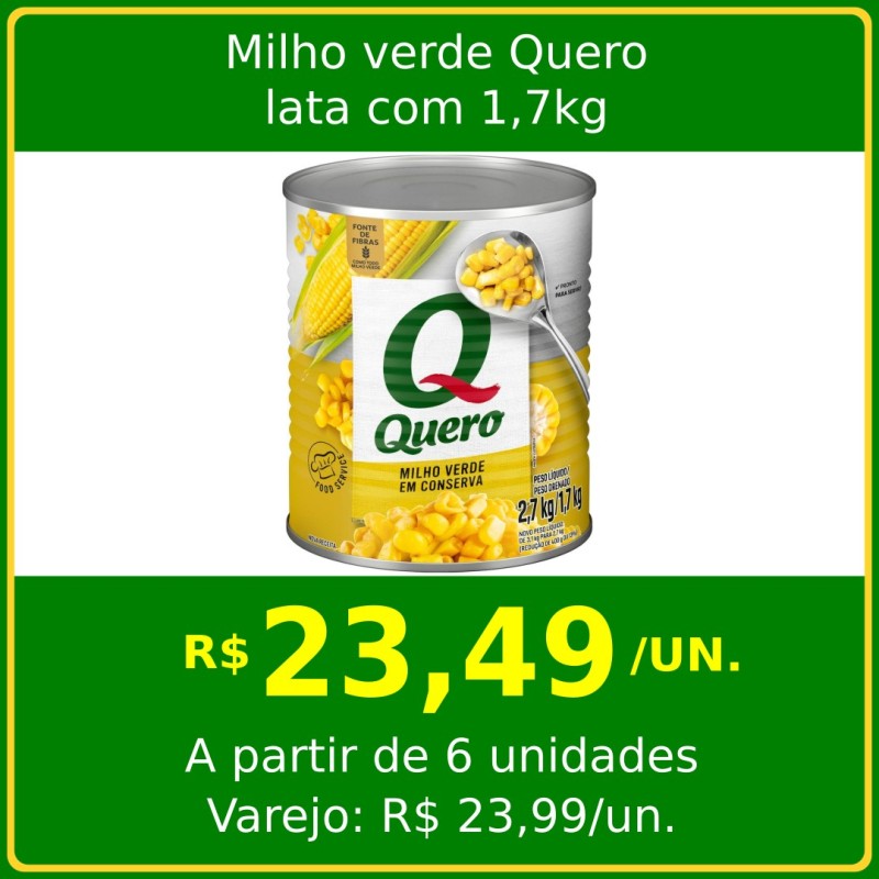 MILHO VERDE QUERO 1,7kg