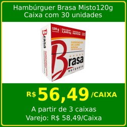 Hambúrguer Brasa Misto 30 x 120g