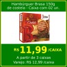 Hambúrguer de Costela 150g Brasa - caixa com 2 un