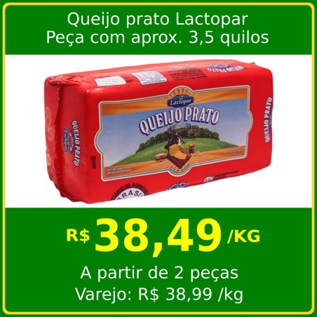 Queijo Prato Lactopar - Peça