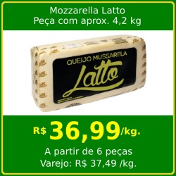 Queijo Mozzarella Latto - peça