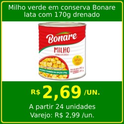 Milho verde em conserva Bonare 170g