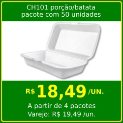 CH101 porção/batata pacote com 50 unidades