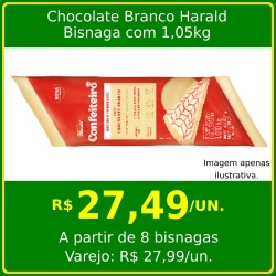 Chocolate Branco Harald Recheio para Pizza - 1,05kg