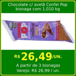 Chocolate com avelã Confei Pop 1,010kg