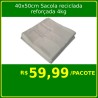 40x50cm sacola reciclada reforçada 4kg