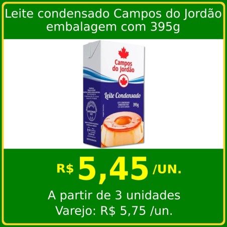 Leite condensado Campos do Jordão 395g