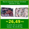 Bacon papada fatiado Smoked 1kg