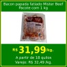 Bacon Papada Suína Defumada em Fatias Mister Beef - Pacote 1 kg