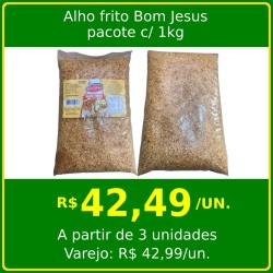 Alho frito Bom Jesus 1kg