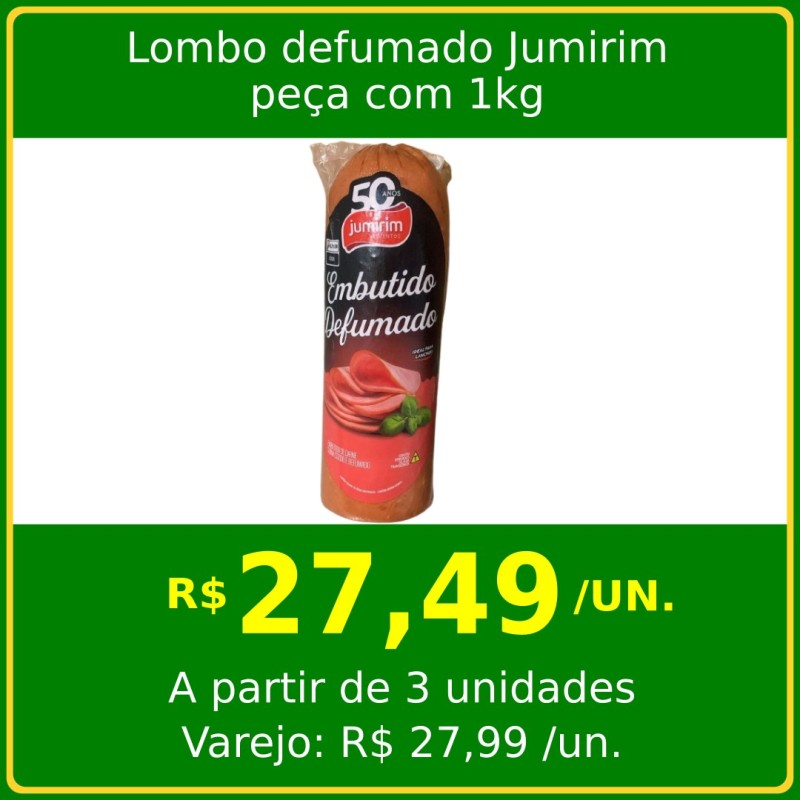 Lombo defumado Jumirim 1kg