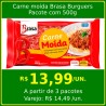 Carne moída Brasa Burguers 500g