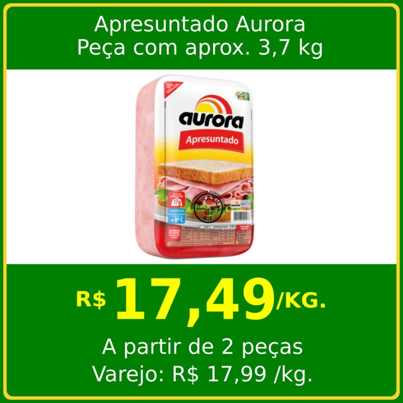 Apresuntado Aurora Especial - Peça