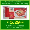 Massa fresca de lasanha Rei da Massa 500g