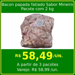 Bacon Papada Fatiado Sabor Mineiro