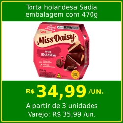 Torta holandesa Miss Daisy Sadia 470g
