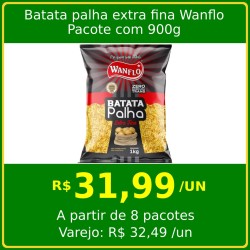 Batata Palha Extra Fina Wanflo 900g