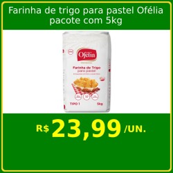 Farinha de trigo para pastel Ofélia 5kg