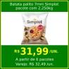 Batata Palito 7mm Simplot 2,250kg