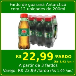 Fardo de guaraná Antarctica 12x200ml