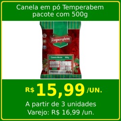 Canela em pó Temperabem 500g