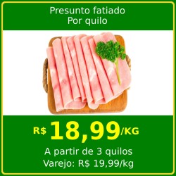 Presunto Fatiado - por quilo