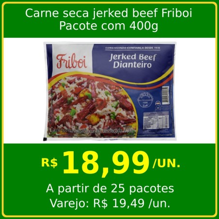 Jerked Beef Carne Seca Dianteiro Friboi 400g