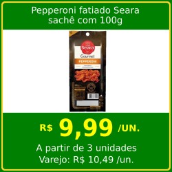 Pepperoni fatiado Seara 100g