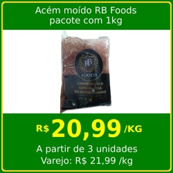 Acém moído RB Foods 1 kg