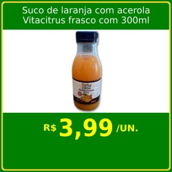 Suco de laranja com acerola Vitacitrus 300ml