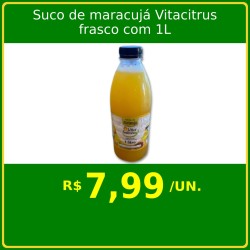 Suco de maracujá Vitacitrus 1L