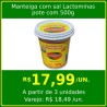Manteiga com sal Lactominas 500g